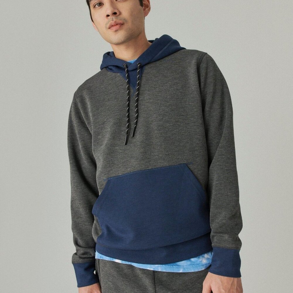 NWT  LUCKY BRAND  BREATHE EASY ANRIMICROBIAL TECH HOODIE MEN'S  SMALL  #T